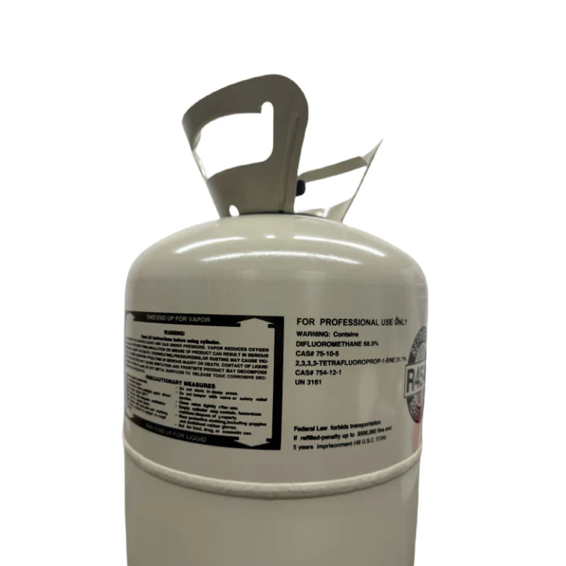 20.9LB R454B Refrigerant Freon for Air Conditioners - Steel Cylinder Packaging Tank