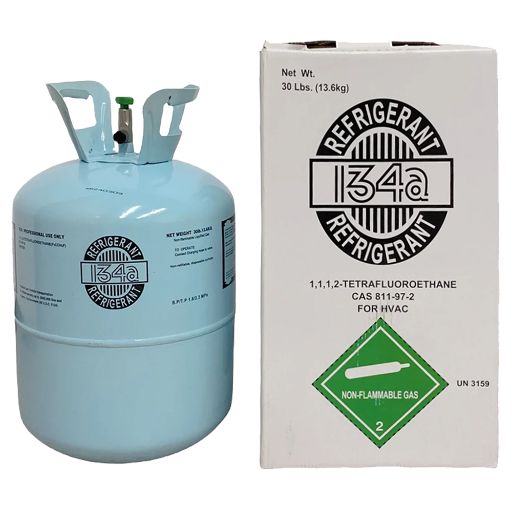 30LB R134A Refrigerant Freon for Air Conditioners - Steel Cylinder Packaging Tank